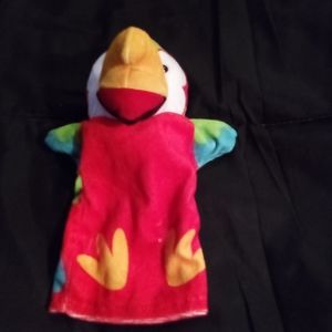 Parrot hand puppet